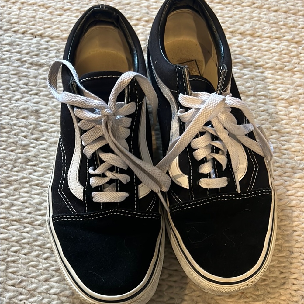 Vans Black and White Sneakers